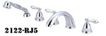 Two Handle Roman Tub Faucet